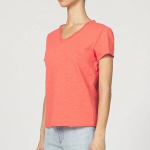 Dear John Bright Coral Short Sleeve Tee S